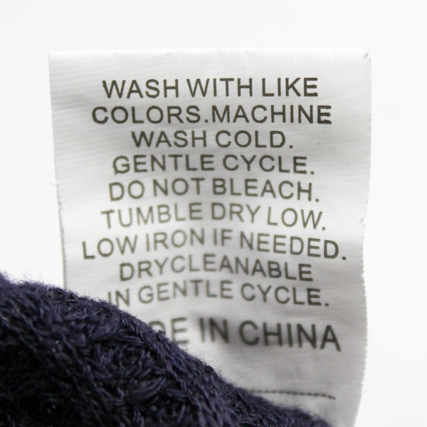 Unbranded Navy Blue Floral Patterned Sweater Women's Size Medium