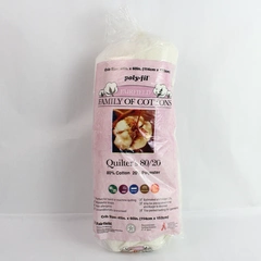 Fairfield Family Of Cottons Quilter's 80/20 Crib Size Batting 45" x 60"