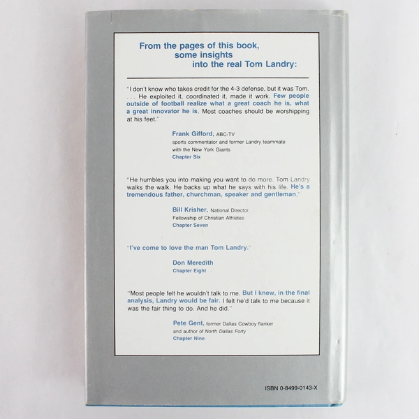 Vintage The Man Inside Landry By Bob St John 1979 Word Books Hardcover