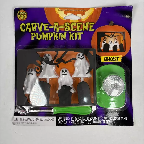 2017 Fun World Pumpkin Pro Carve A Scene Pumpkin Kit