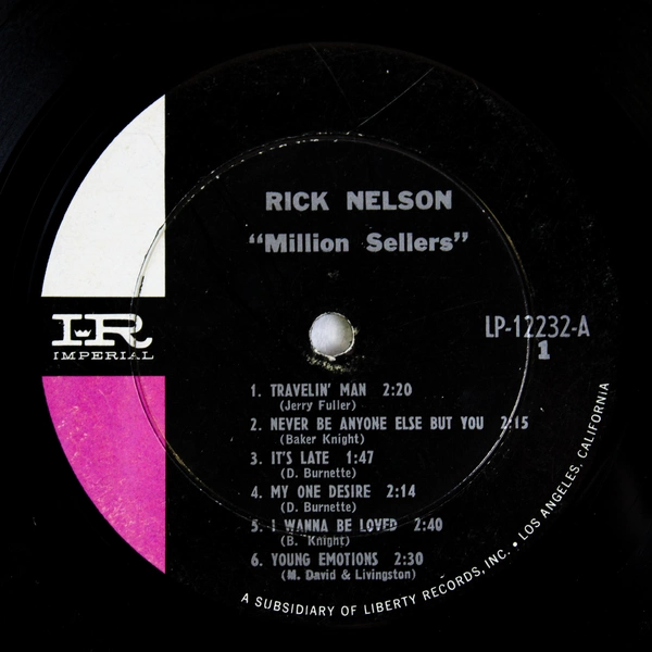 Rick Nelson Million Sellers 1964