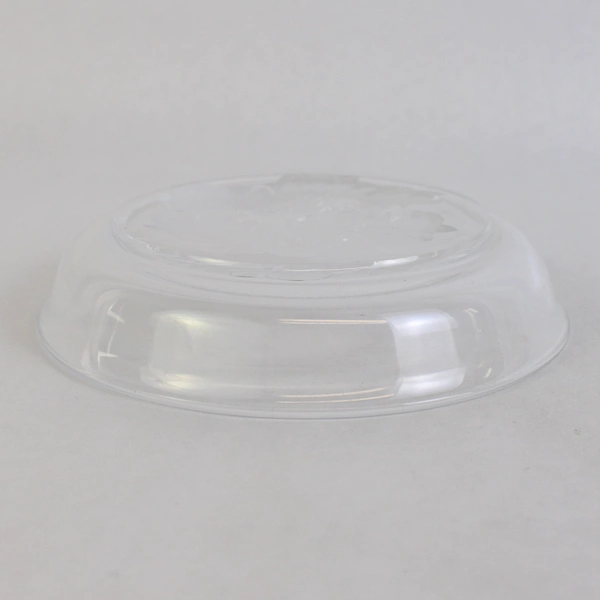 Etched Floral Crystal Trinket Bowl 6.25" Diameter