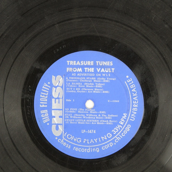 Treasure Tunes From the Vault As Advertised on WLS 12" Vinyl