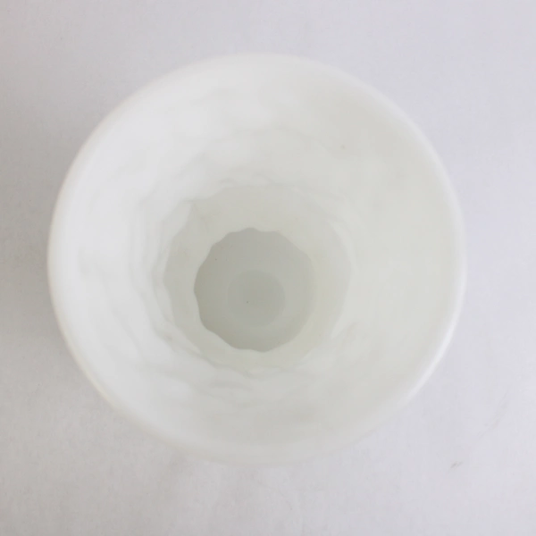 Vintage E.O. Brody Co. White Milk Glass Vase G109
