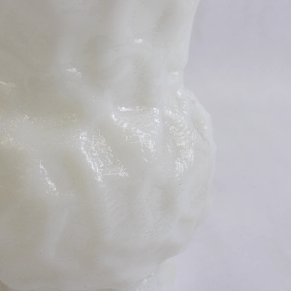 Vintage E.O. Brody Co. White Milk Glass Vase G109