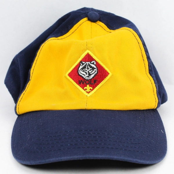Boy Scouts Wolf Scout Adjustable Baseball Cap Youth Size S/M - Pre-Owned