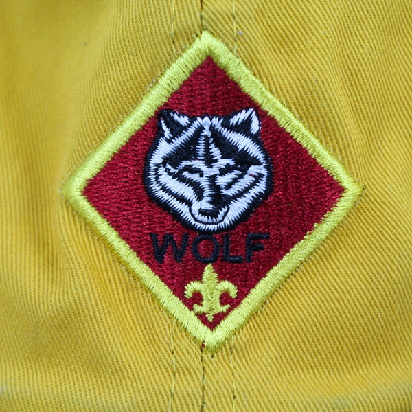 Boy Scouts Wolf Scout Adjustable Baseball Cap Youth Size S/M - Pre-Owned
