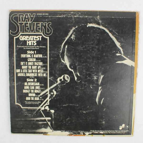 Ray Stevens Record Greatest Hits 1974 LP 12" Vinyl
