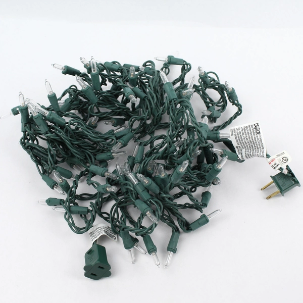 Lot Of 2 GE StayBright 100-Count 24.75-ft Warm White Mini LED Christmas Lights