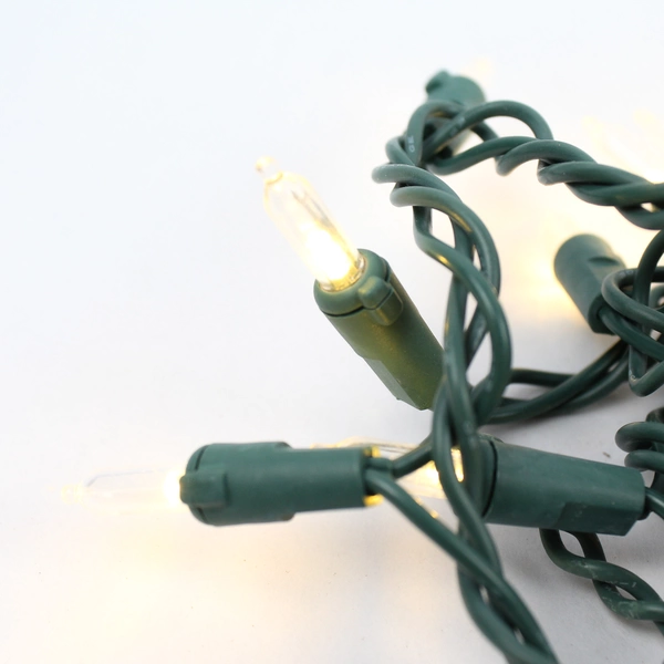 Lot Of 2 GE StayBright 100-Count 24.75-ft Warm White Mini LED Christmas Lights