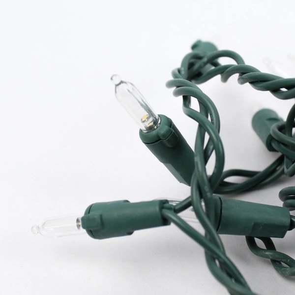 Lot Of 2 GE StayBright 100-Count 24.75-ft Warm White Mini LED Christmas Lights