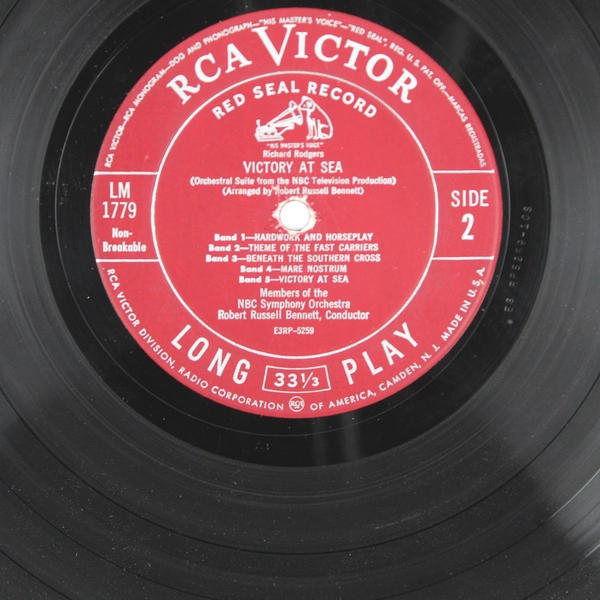 Victory at Sea Orchestral Suite Record Richard Rodgers 1953 LP 12" Vinyl
