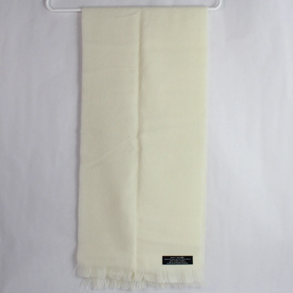 Lot of 2 Cream & Beige Women's Scarves - Cozy Winter Accessories