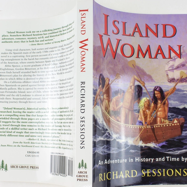 Island Woman by Richard Sessions 1997 Paperback - History Adventure Book
