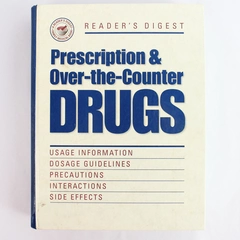 Reader's Digest 1998 Prescription & Over-the-Counter Drugs Hardcover Book