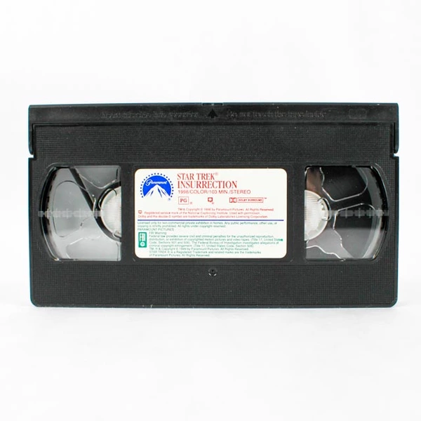 Star Trek Insurrection Patrick Stewart 1999 Paramount VHS PG