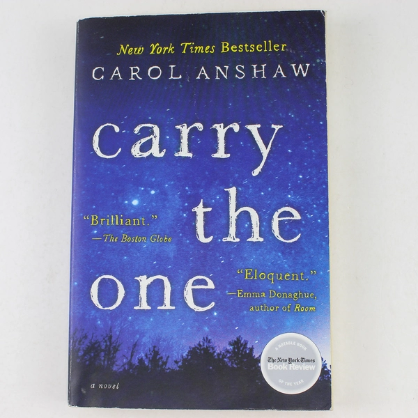 Carry the One by Carol Anshaw 2012 Paperback - Good Condition, Bestseller