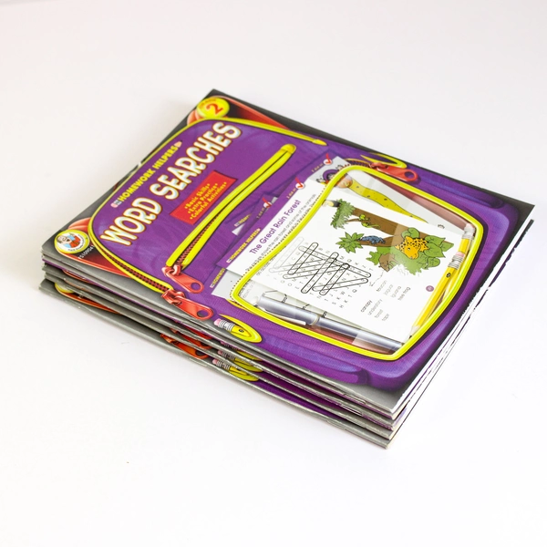 Set of 6 Homework Helpers Workbooks Grade 2 Reading Writing Math Puzzles