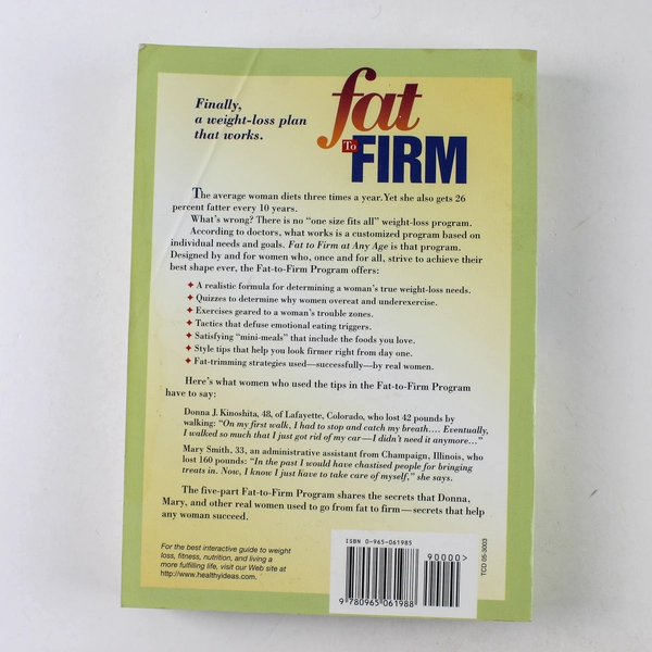 Fat to Firm At Any Age Alisa Bauman 1998 PB