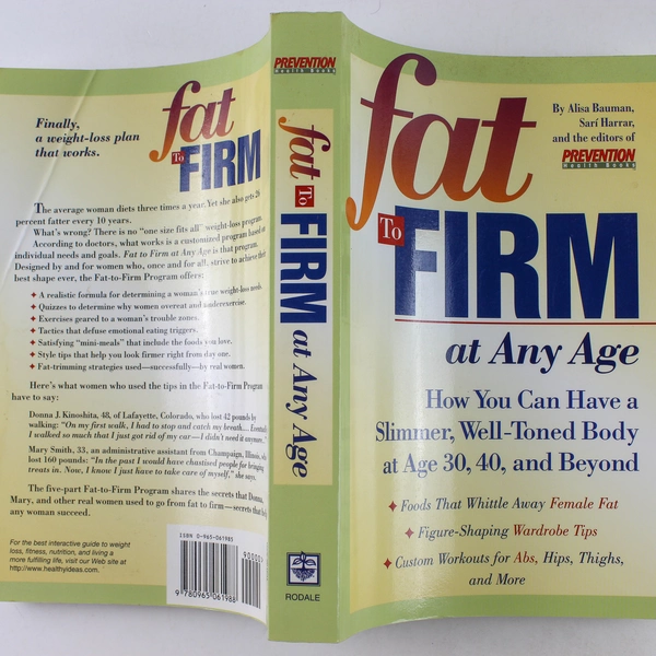 Fat to Firm At Any Age Alisa Bauman 1998 PB