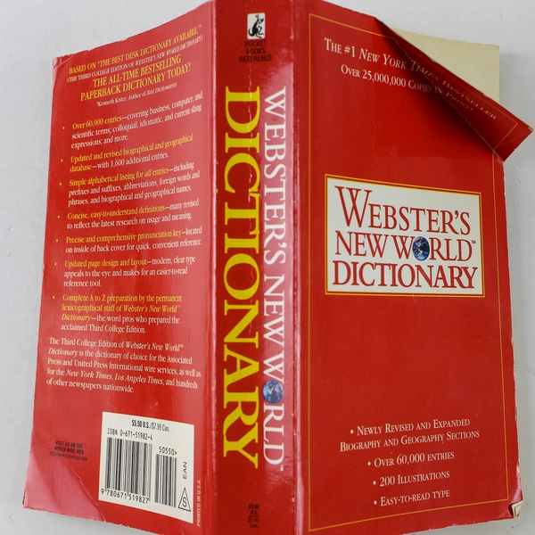 Webster's New World Dictionary 1995 Paperback