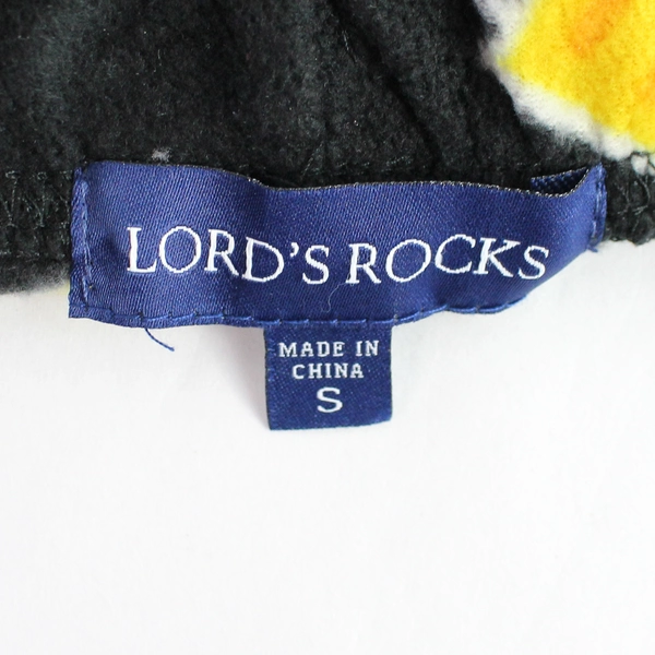 Lord's Rocks Beer Stein Pattern Fleece Pajama Pants Women's Size S Sleepwear