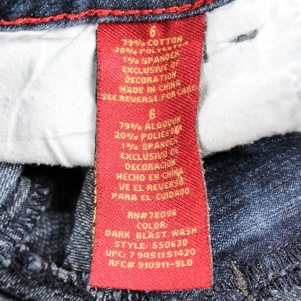 Sasson Ooh La La Medium Wash Denim Boot Cut Jeans Women's Size 6