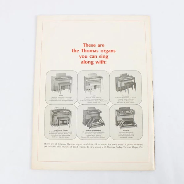 Sing Along with Mitch and Thomas - 1952 Songbook  (Vocal and Organ Arrangement)