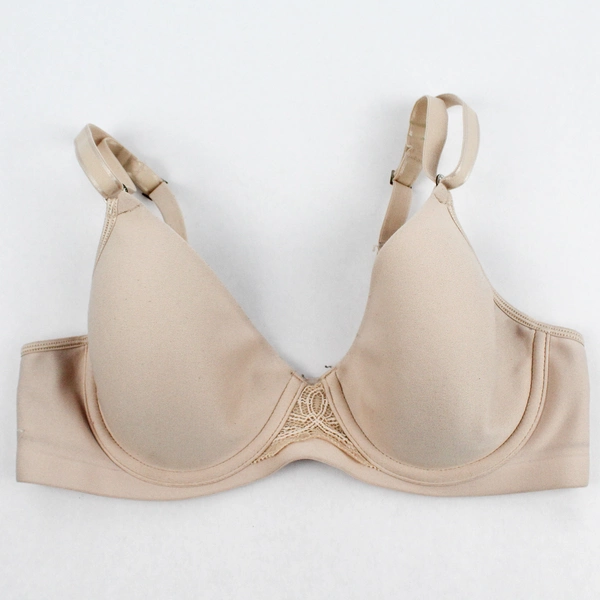 Hanes Beige Nude Underwired T-Shirt Bra Women's Size 34B