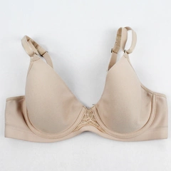 Hanes Beige Nude Underwired T-Shirt Bra Women's Size 34B