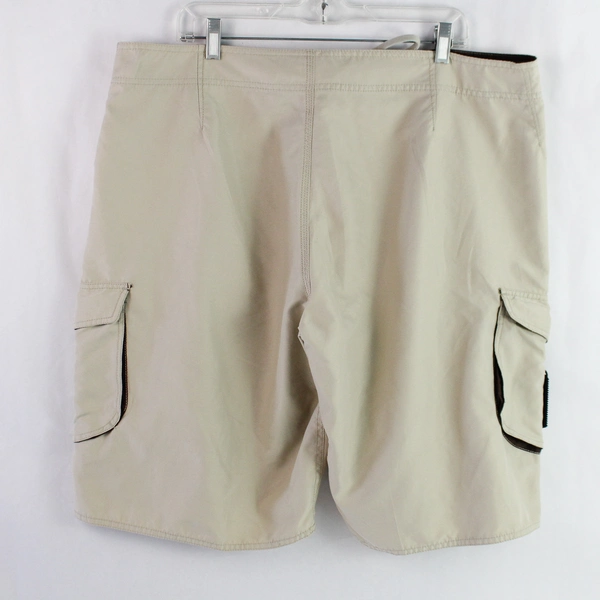 Hawaiian Performance Surf Wear Men's Cargo Bermuda Shorts Beige Size 40