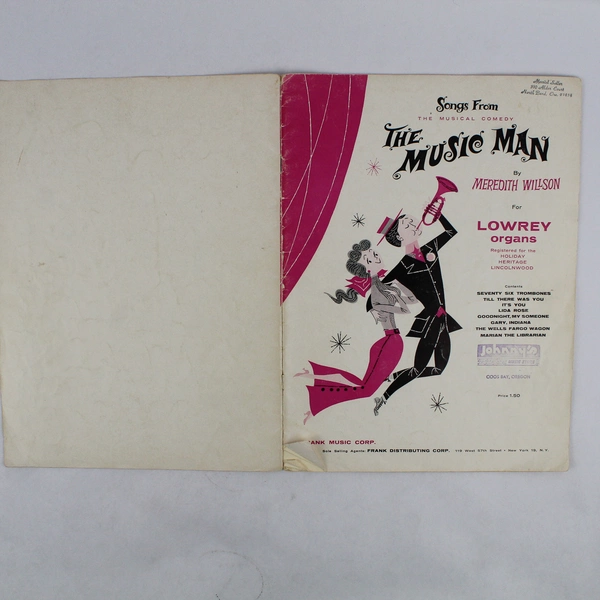 Songs from The Music Man Organ Sheet Music