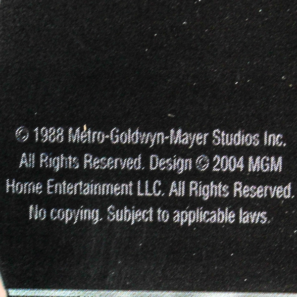 Rain Man Dustin Hoffman Tom Cruise United Artists 1988 DVD