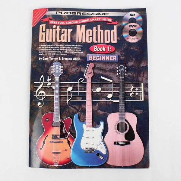 Progressive Guitar Method Book 1 Beginner by Gary Turner Brenton White