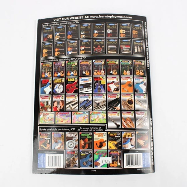 Progressive Guitar Method Book 1 Beginner by Gary Turner Brenton White