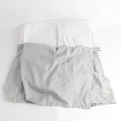 Martha Stewart Gray Queen Size Bed Skirt 16" Drop Home Decor