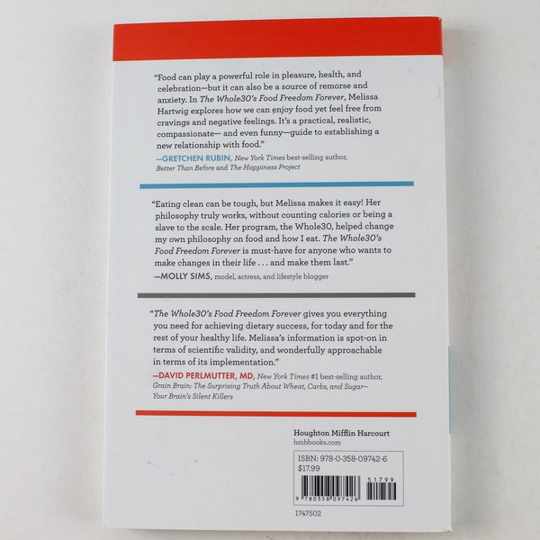 Whole30 Food Freedom Forever by Melissa Hartwig 2019 Paperback - Good Condition