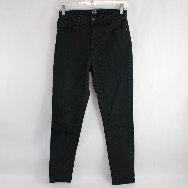BDG Urban Distressed Black Twig High-Rise Cropped Jeans Women's 27
