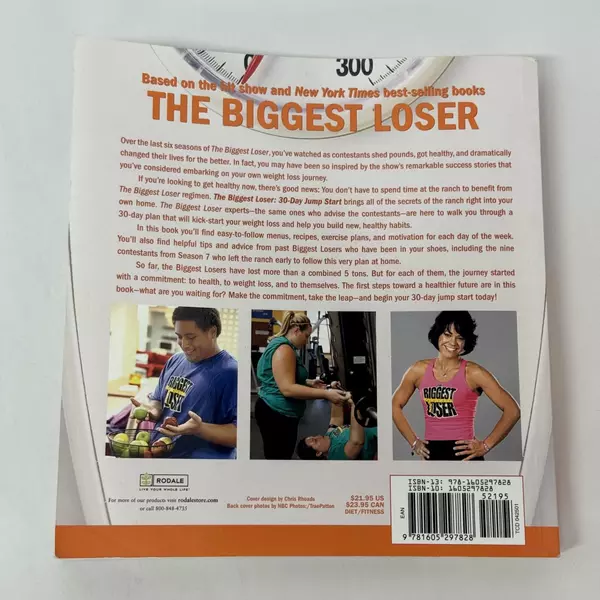 Biggest Loser 30-Day Jump Start by Cheryl Forberg RD Paperback 2009