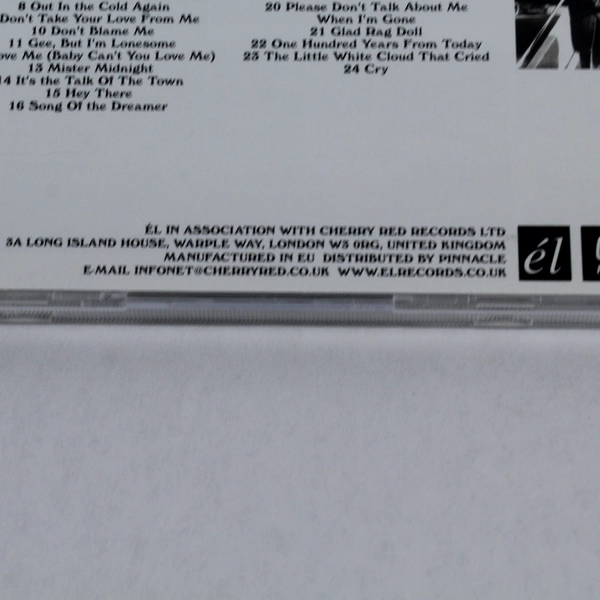 Johnnie Ray "Love Me" CD - Cherry Red Records, Pre-owned, Case Cracks