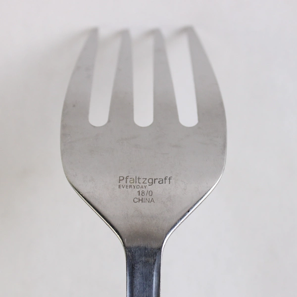 Set of 2 Pfaltzgraff Mirage Frost Cold Meat Serving Fork 8.5"