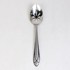 Pfaltzgraff Mirage Frost Pierced Serving Tablespoon Stainless