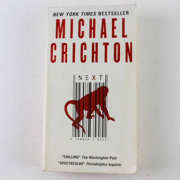 Michael Crichton Next 2007 Paperback Book - Good Condition, Science Adventure