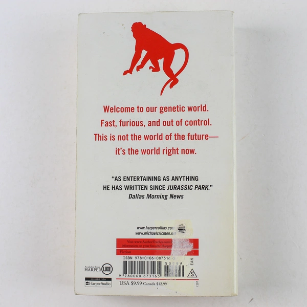 Michael Crichton Next 2007 Paperback Book - Good Condition, Science Adventure