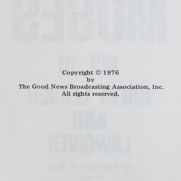 Moses Vol III Great Leader and Lawgiver by Theodore H Epp 1976