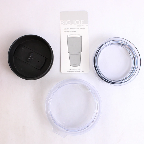 Lot of 3 Steel Coffee Mug Tumblers Various Brands