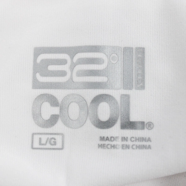 32 Degrees Cool Women's Large Polo Shirt White NWT