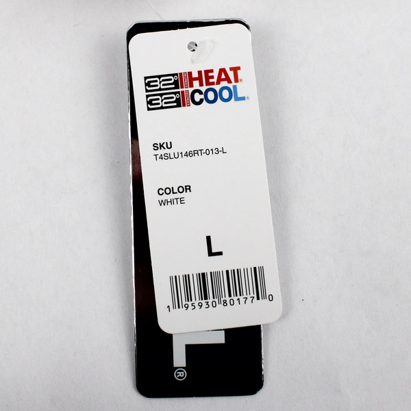 32 Degrees Cool Women's Large Polo Shirt White NWT