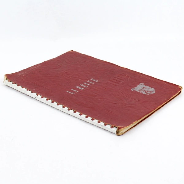 Vintage Willamina Union High School 1942 La Revue Yearbook Soft Cover 