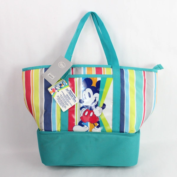 Disney Store Mickey Mouse Summer Fun Cooler Bag Tote Teal